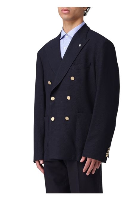 Double-breasted jacket with gold buttons MANUEL RITZ | suits Jacket | 3932G2738Y 25367689